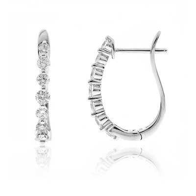 Pendientes en oro con Diamante I1 (H)  (CIRARI)