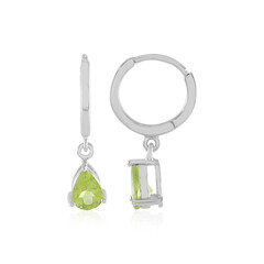 Pendientes en plata con Peridoto