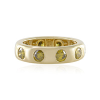 Anillo en oro con Diamante amarillo I2 (de Melo)