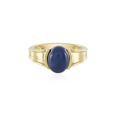 Anillo en plata con Ópalo azul