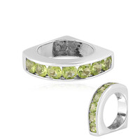 Anillo en plata con Peridoto (de Melo)