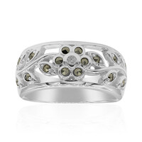 Anillo en plata con Diamante I2 (J) (Annette classic)