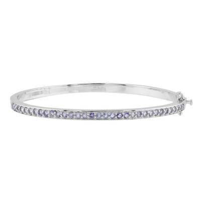 Brazalete en plata con Tanzanita