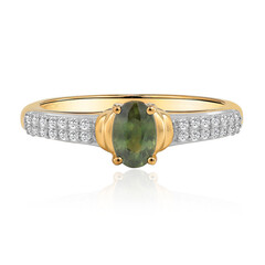 Anillo en oro con Zafiro verde de Queensland (Mark Tremonti)