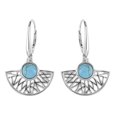 Pendientes en plata con Turquesa (dagen)