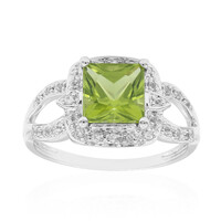 Anillo en oro con Peridoto