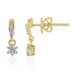 Pendientes en oro con Diamante IF (D)