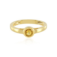 Anillo en plata con Berilo amarillo