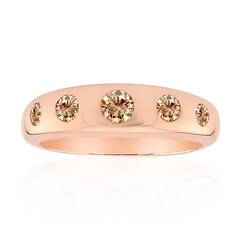 Anillo en oro con Diamante rosa de Francia de Argyle SI1