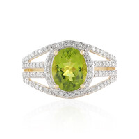 Anillo en oro con Peridoto (SUHANA)