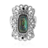 Anillo en plata con Concha de Abalone (Art of Nature)