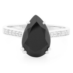 Anillo en plata con Ónix negro