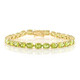 Brazalete en plata con Peridoto de Arizona