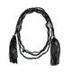 Collar en plata con Espinela negra (Dallas Prince Designs)