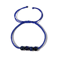 Brazalete con Ojo de tigre azul