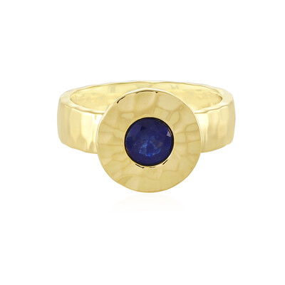 Anillo en plata con Zafiro azul de Madagascar (MONOSONO COLLECTION)