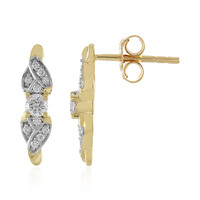 Pendientes en oro con Diamante limpio a lupa F (LUCENT DIAMONDS)