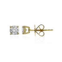 Pendientes en oro con Diamante I1 (H)  (CIRARI)