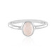 Anillo en plata con Cuarzo rosa (MONOSONO COLLECTION)