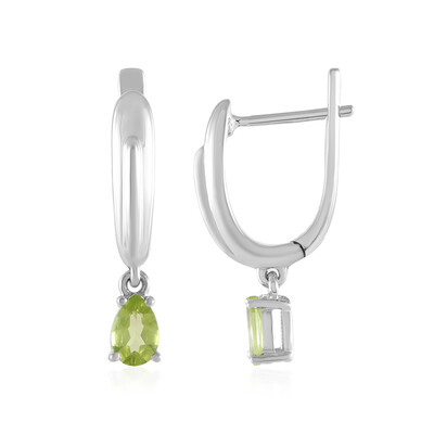 Pendientes en plata con Peridoto