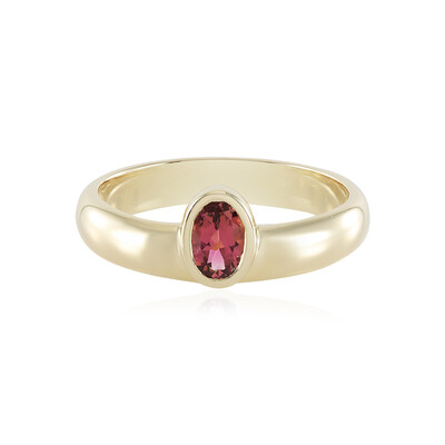 Anillo en oro con Turmalina rosa de Nigeria (Adela Gold)