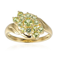 Anillo en plata con Peridoto