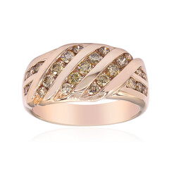 Anillo en oro con Diamante rosa de Francia de Argyle SI1