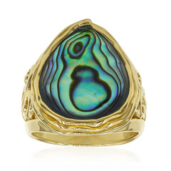 Anillo en plata con Concha de Abalone (Art of Nature)