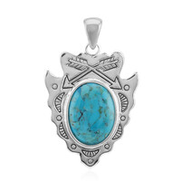 Colgante en plata con Turquesa azul del Mohave Kingman (Art of Nature)