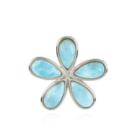 Colgante en plata con Larimar