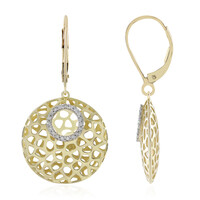 Pendientes en oro con Diamante I2 (I) (Ornaments by de Melo)