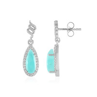 Pendientes en plata con Amazonita