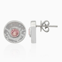 Pendientes en plata con Turmalina rosa de Brasil (Pallanova)