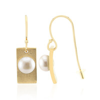 Pendientes en plata con Perla blanca Freshwater (TPC)