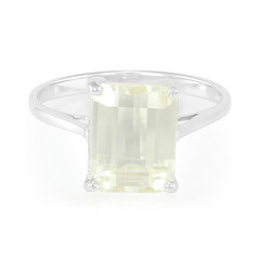 Anillo en plata con Cuncita amarillo canario