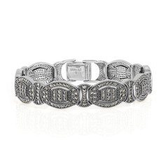 Brazalete en plata con Marcasita (Annette classic)