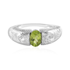 Anillo en plata con Peridoto (SAELOCANA)