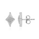 Pendientes en plata con Diamante I2 (I)