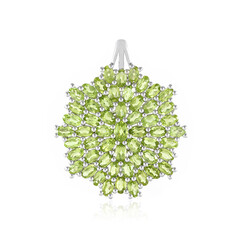 Colgante en plata con Peridoto