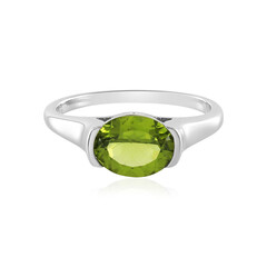 Anillo en plata con Peridoto