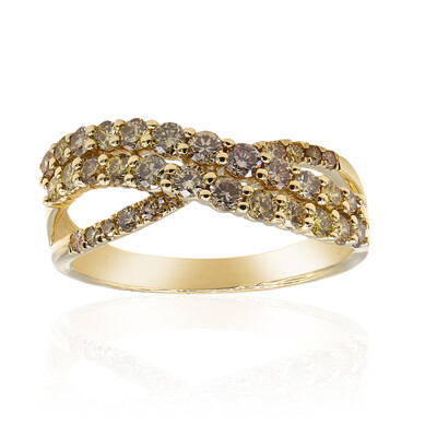 Anillo en oro con Diamante fancy SI2 (CIRARI)