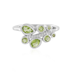 Anillo en plata con Peridoto