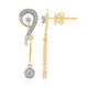 Pendientes en oro con Diamante SI1 (G) (Annette)