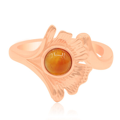 Anillo en plata con Ágata Naranja