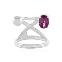 Anillo en plata con Granate Magenta (de Melo)