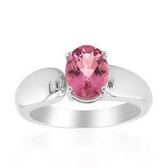 Anillo en plata con Turmalina rosa de Brasil (Pallanova)