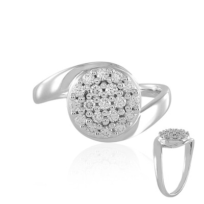 Anillo en oro con Diamante limpio a lupa F (LUCENT DIAMONDS)