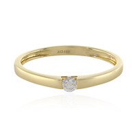 Anillo en oro con Diamante limpio a lupa F (LUCENT DIAMONDS)