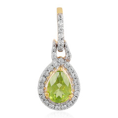 Colgante en plata con Peridoto