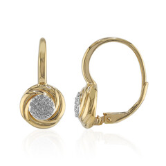 Pendientes en plata con Diamante I3 (I)